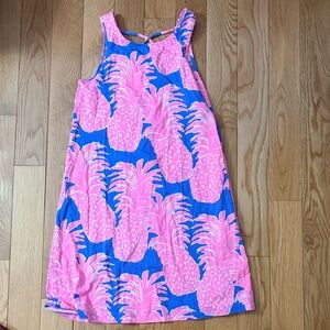Lilly Pulitzer Pink and Blue Pineapple Dress